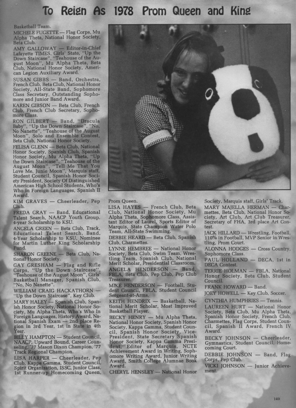 Lafayette 1978 Senior Directory page 149