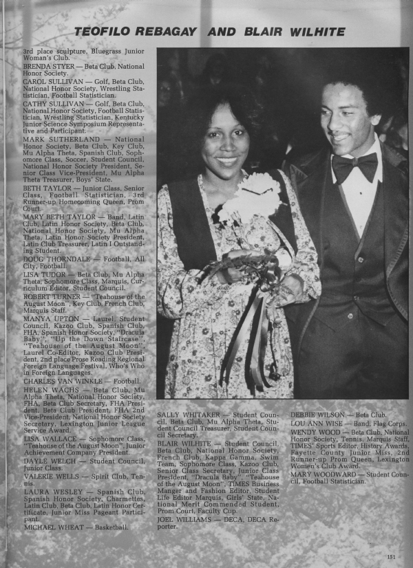 Lafayette 1978 Senior Directory page 151