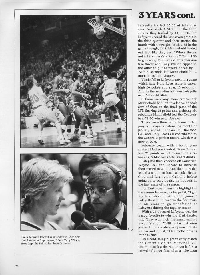 LHS Basketball 1978-79, page 3