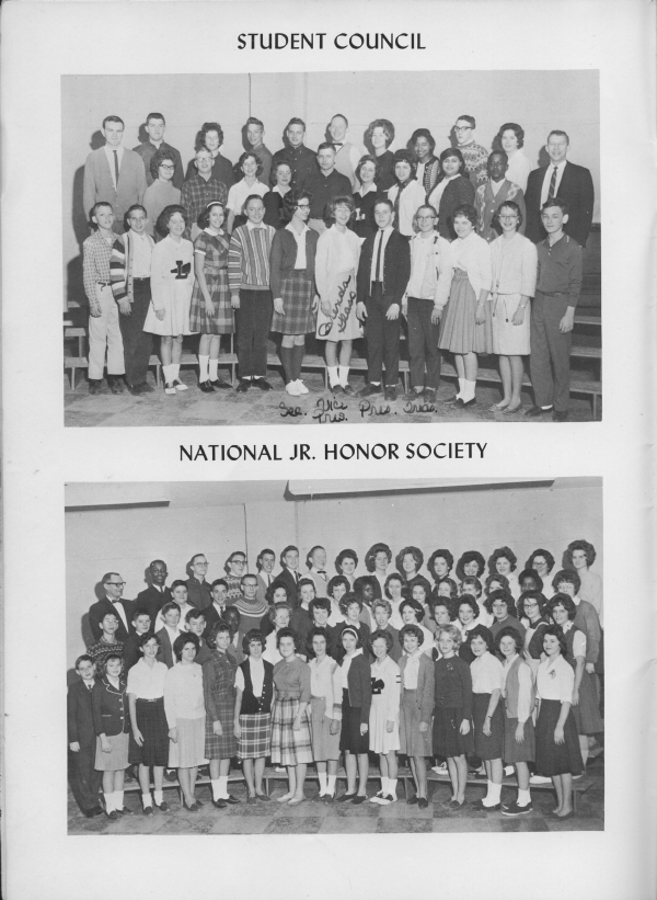 Student Council & Honor Society, Leestown Jr High School 1963