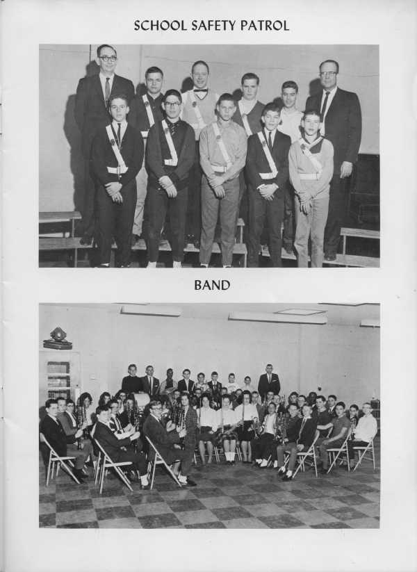 Safety Patrol & Band, Leestown Jr High School 1963